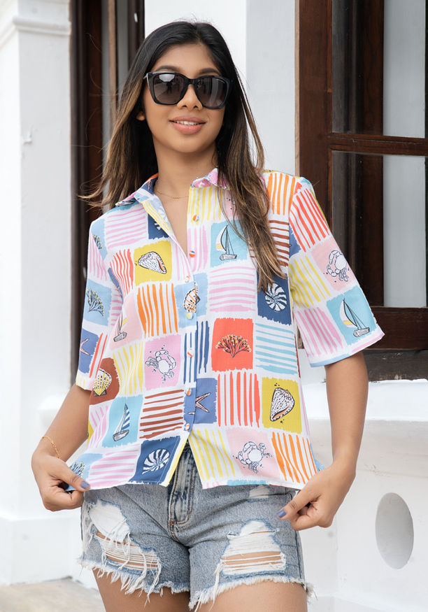 TWIX PRINTED BLOUSE